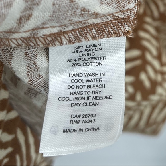 NWT House of Harlow Linen Dress Beachy Resortwear Halter Dress Size Medium - Picture 8 of 11